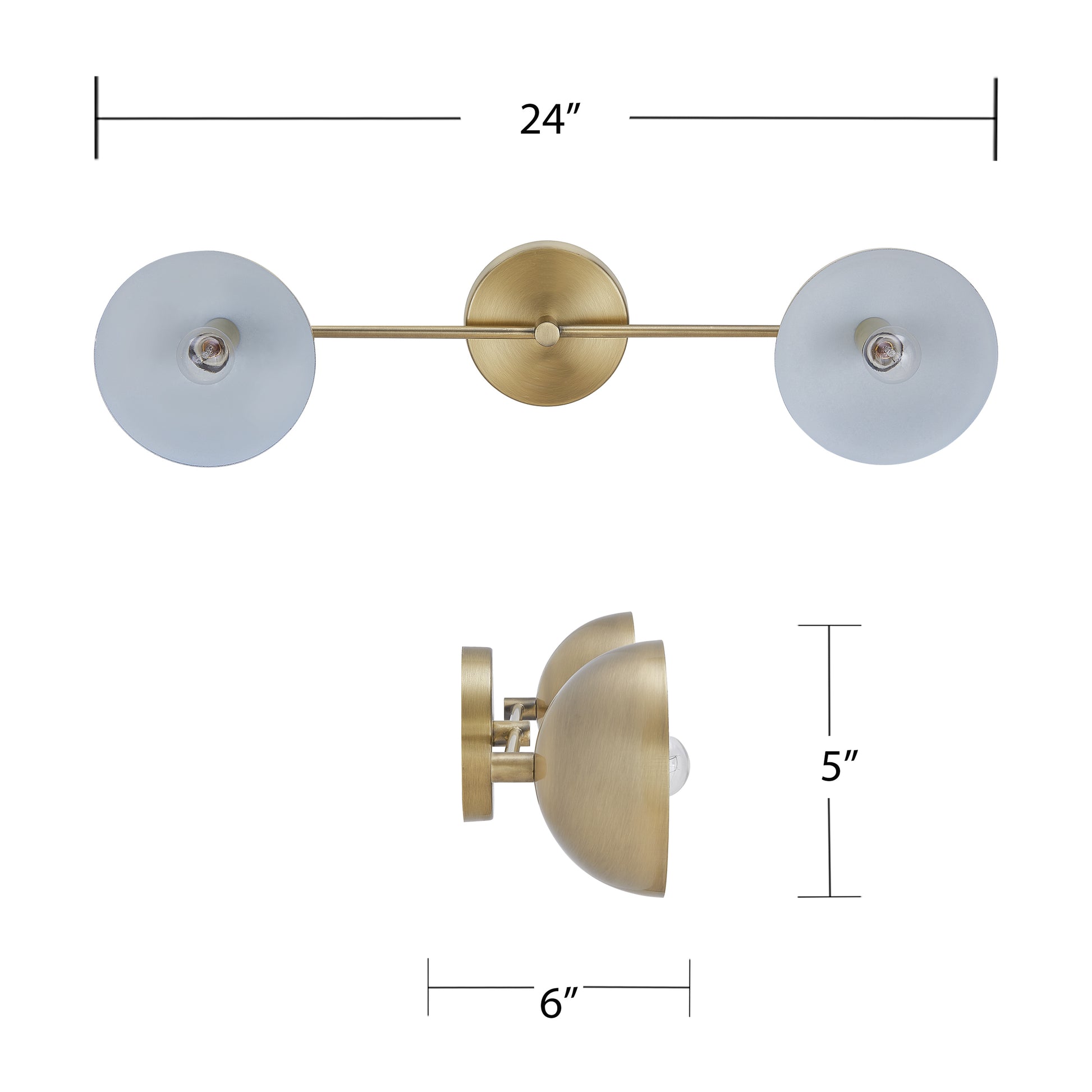 Pedretti Bronze 2 Light Indoor Sconce Bronze Iron