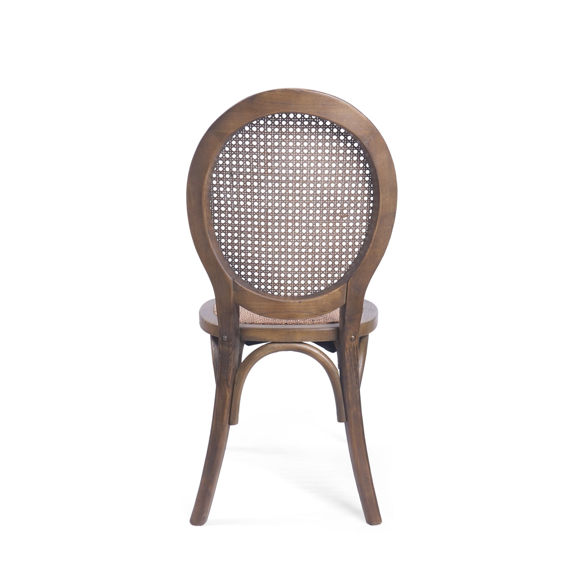 Dining Chair Brown Rattan