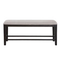 Halle Counter Bench Dark Brown Dark Brown Wood