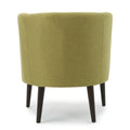 Club Chair Green Fabric