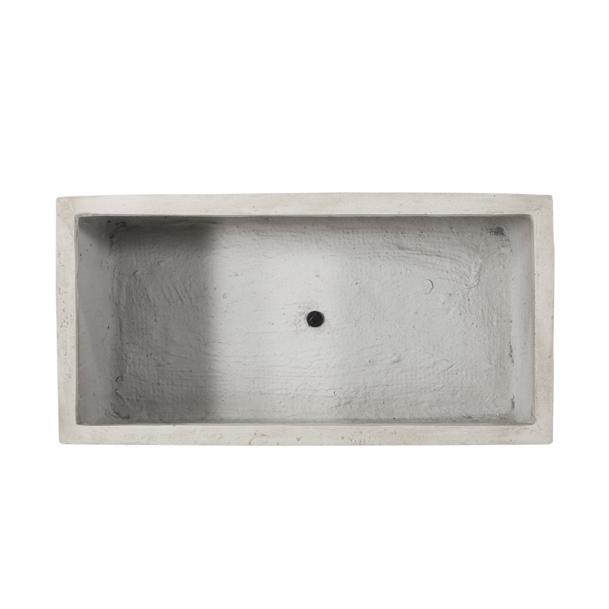 Outdoor Large Square Mgo Planter White Magnesium Oxide