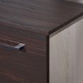 Multi Function Cabinet Sonoma Oak Walnut Brown Particle Board