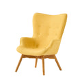 Contour Chair Yellow Fabric