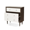 Nordic 3 Drawer Chest Walnut Mdf