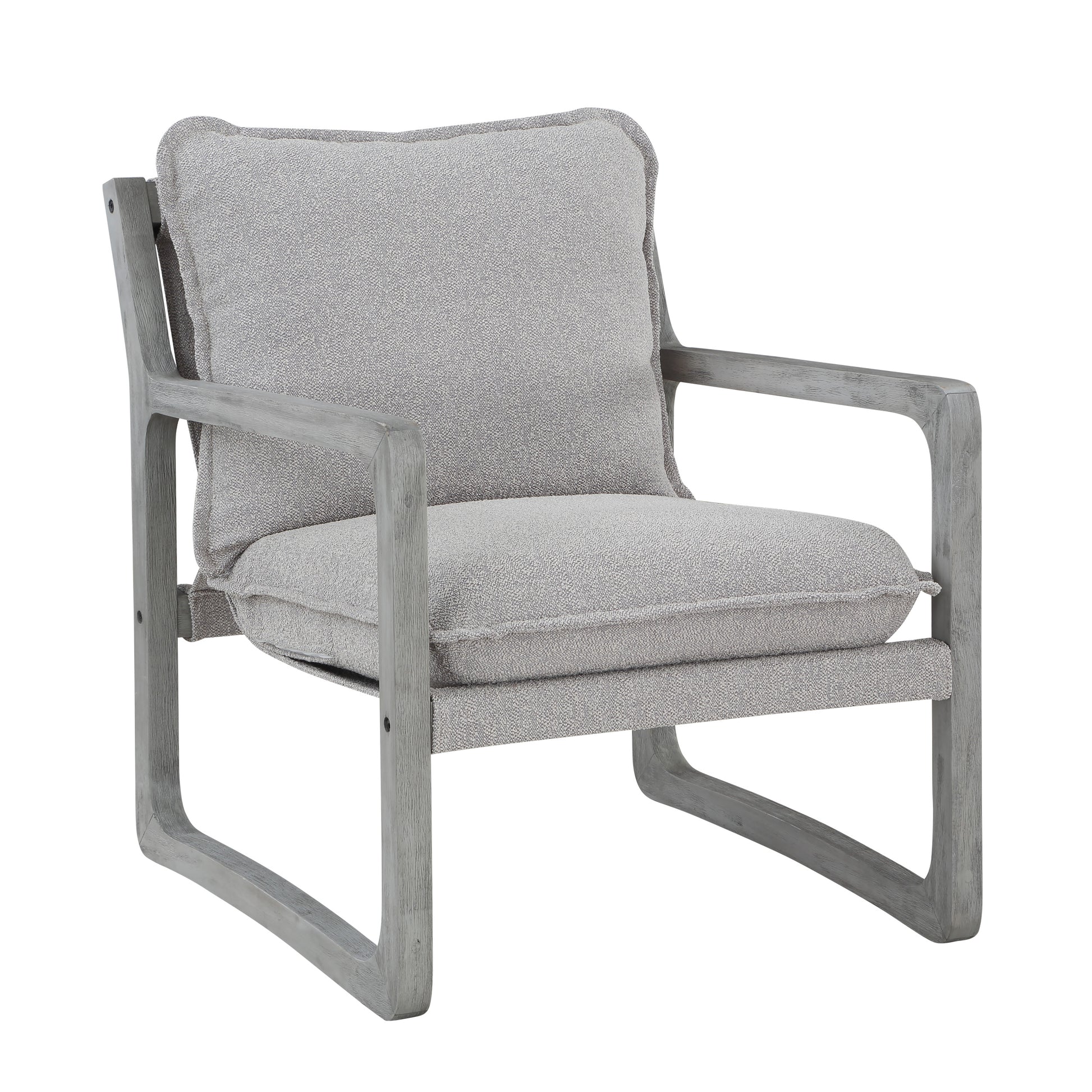 Kai Accent Chair Set Of 2 Gray Dark Gray Iron