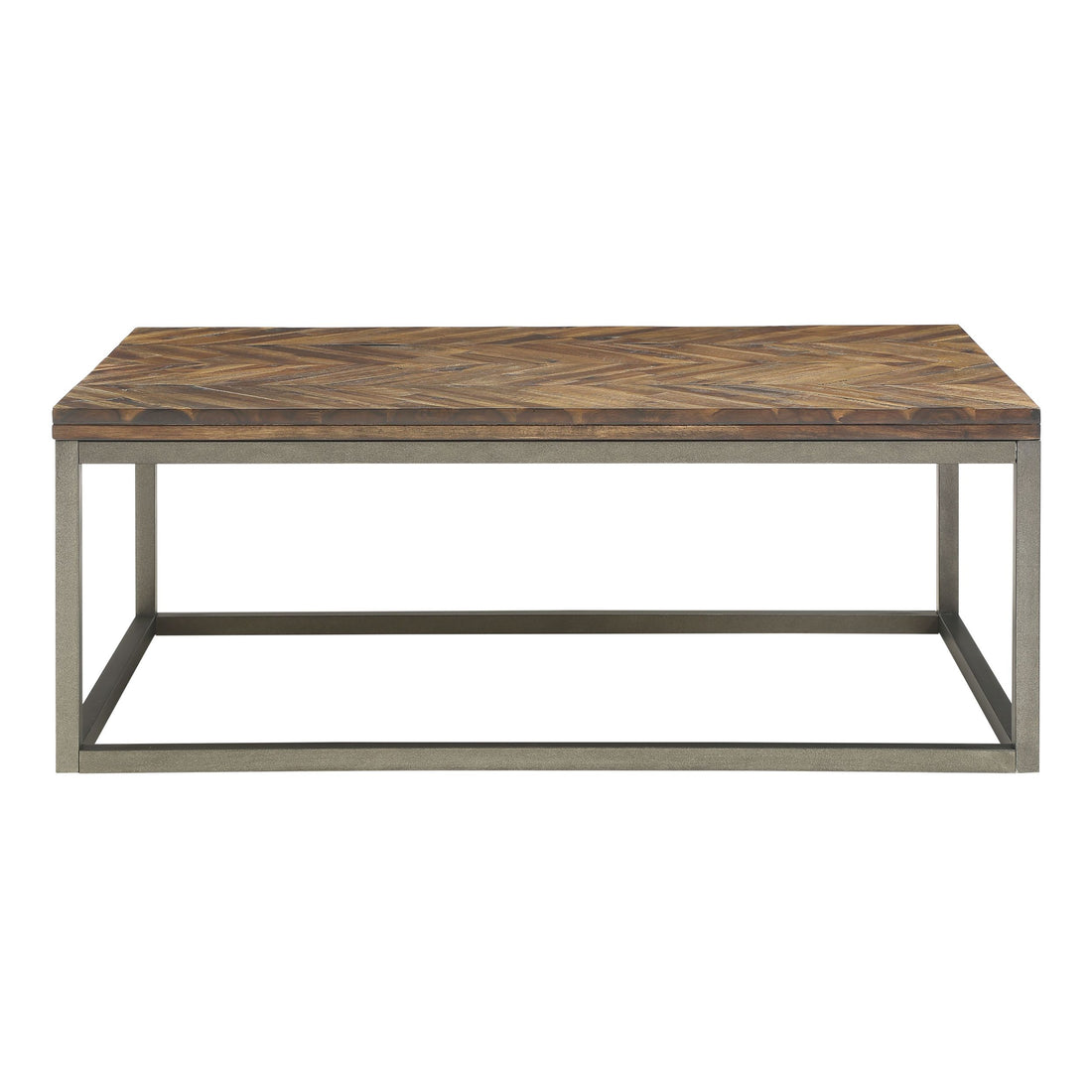 Lorenza Cocktail Table Brown Brown Iron