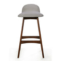 Bar Chair Light Gray Fabric