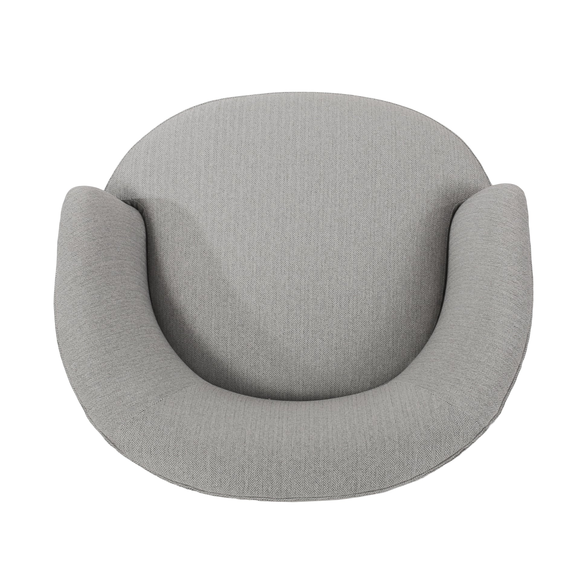 Club Chair Gray Fabric