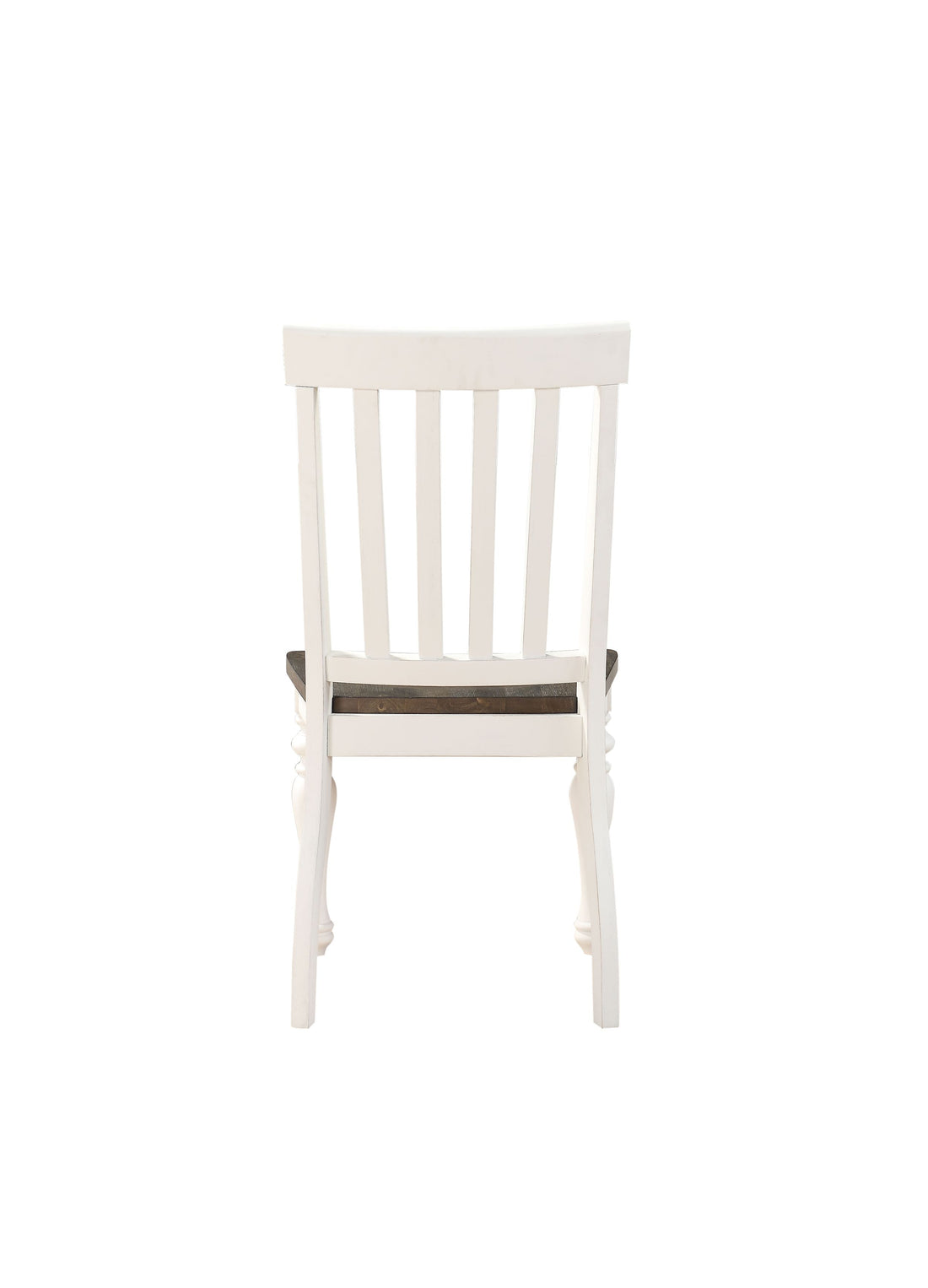 Joanna Side Chair Set Of 2 Two Tone White Wood