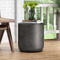 End Table Matte Black Magnesium Oxide