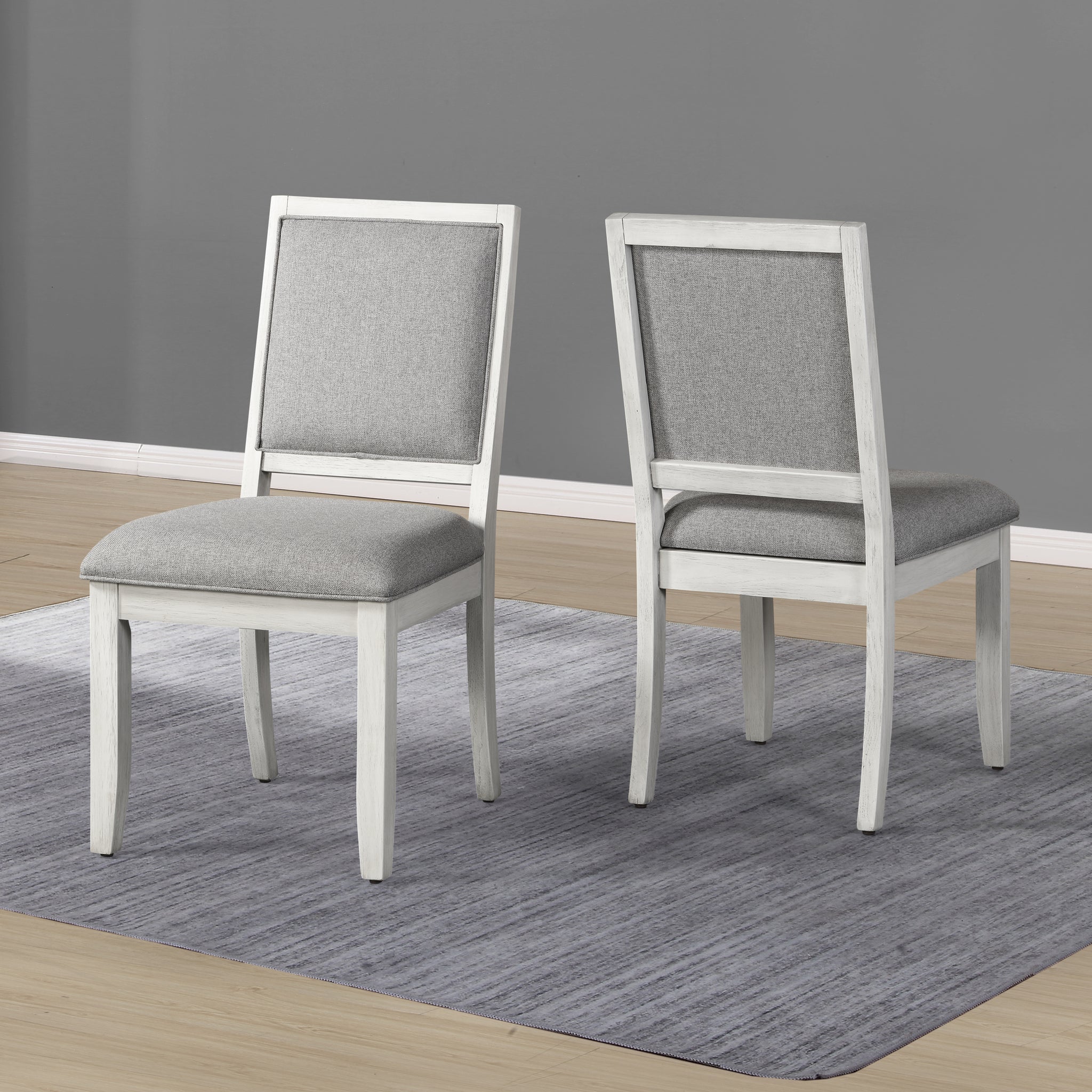 Canova Side Chair Set Of 2 White White Wood