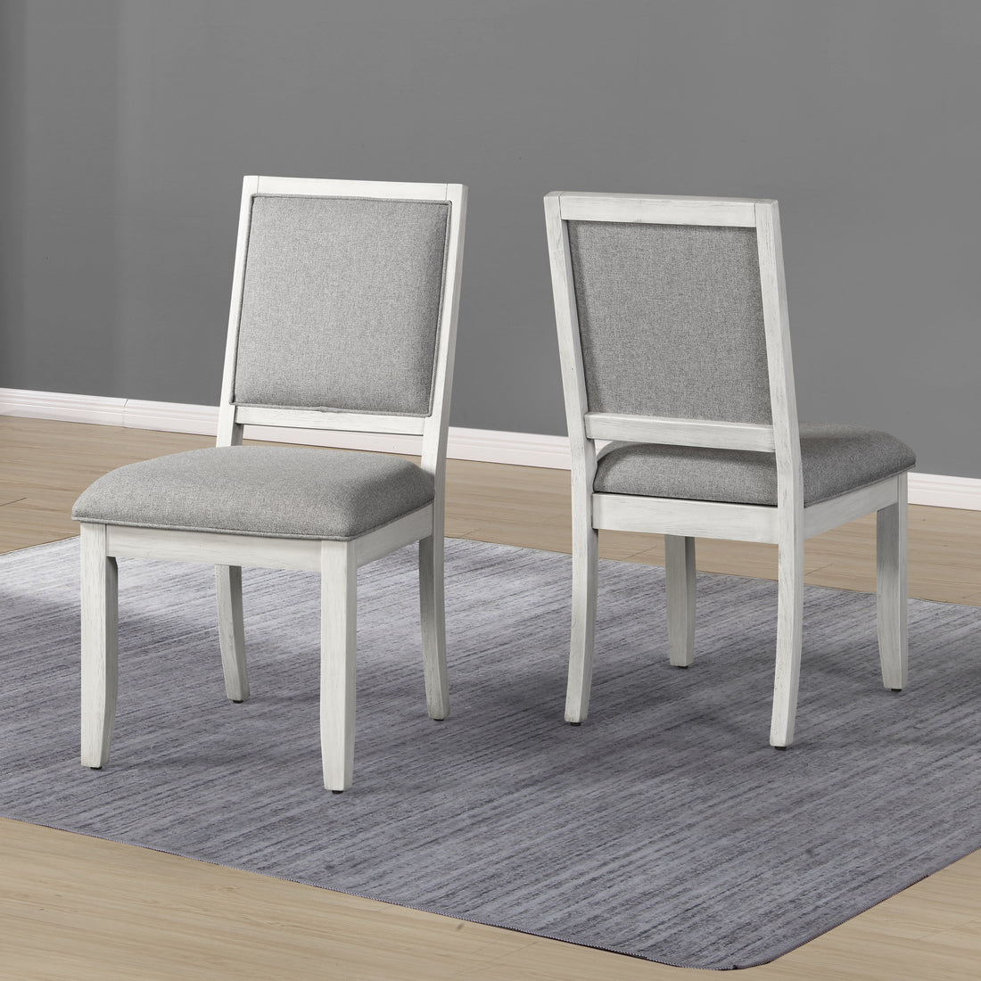 Canova Side Chair Set Of 2 White White Wood