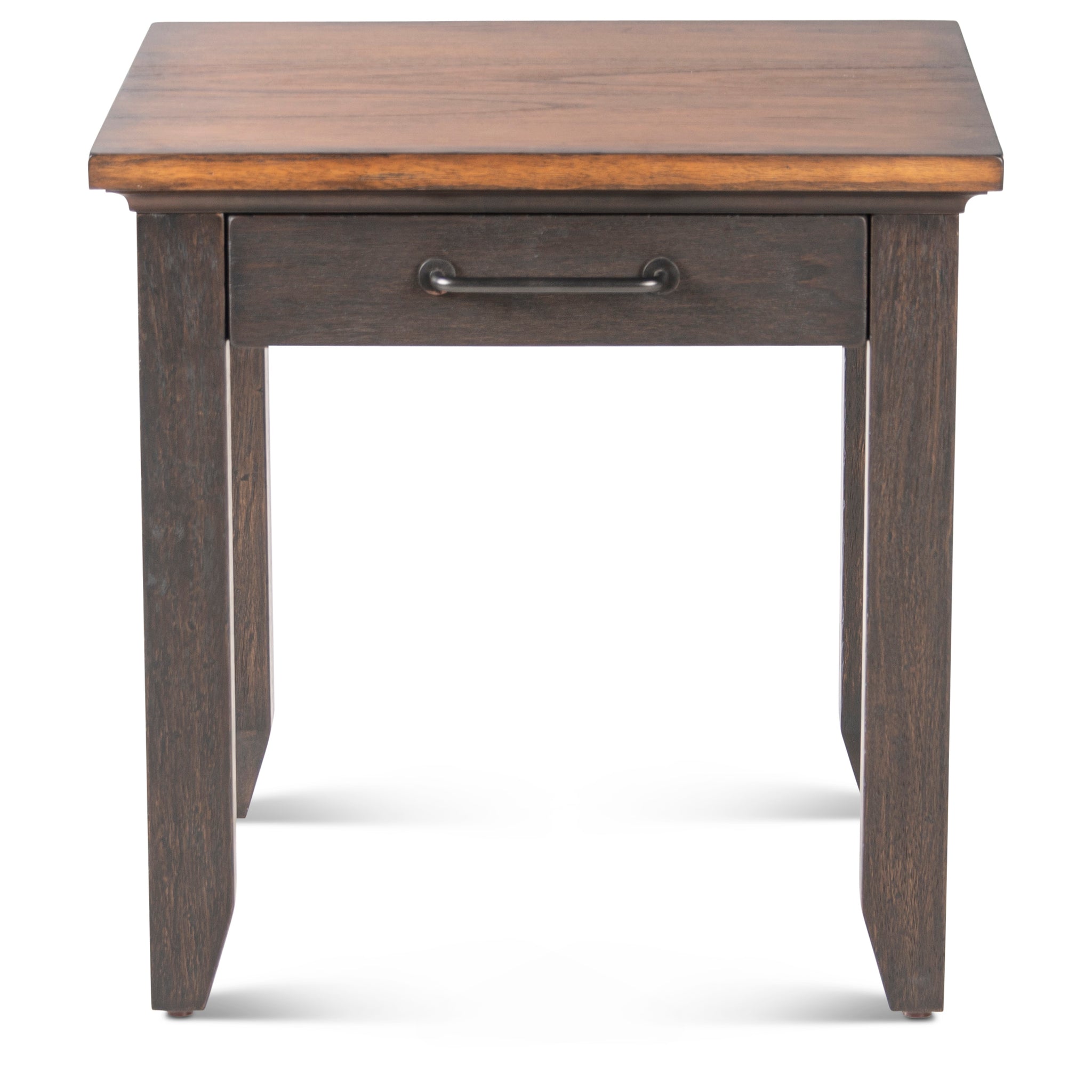 Bear Creek End Table Brown Brown Wood