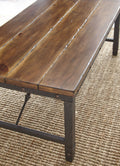 Ashford Coffee Table Brown Brown Iron