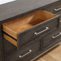 Broomfield 5 Drawer Chest Brown Brown Wood