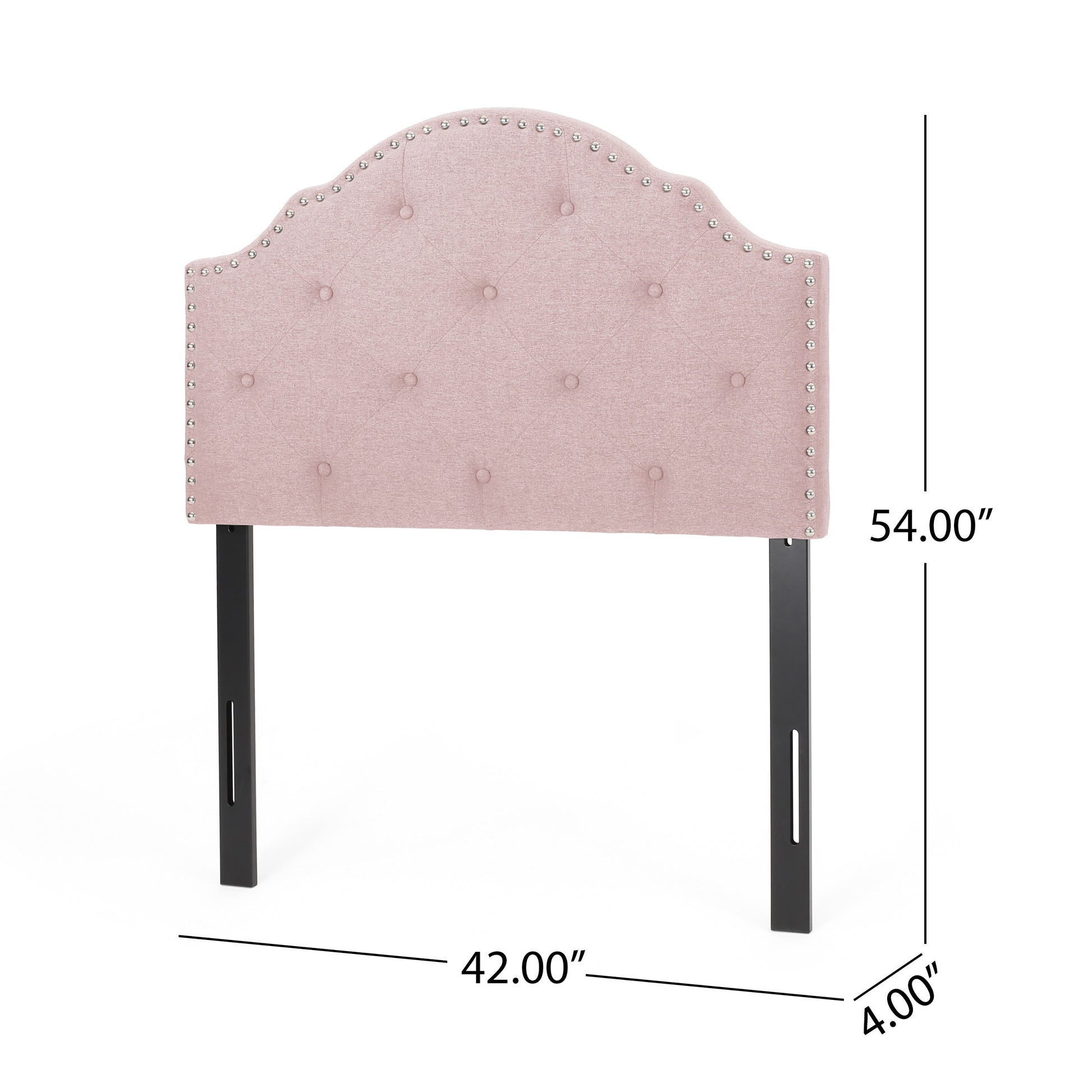 Twin Size Headboard Twin Blush Fabric