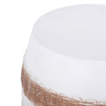 End Table Brown White Magnesium Oxide