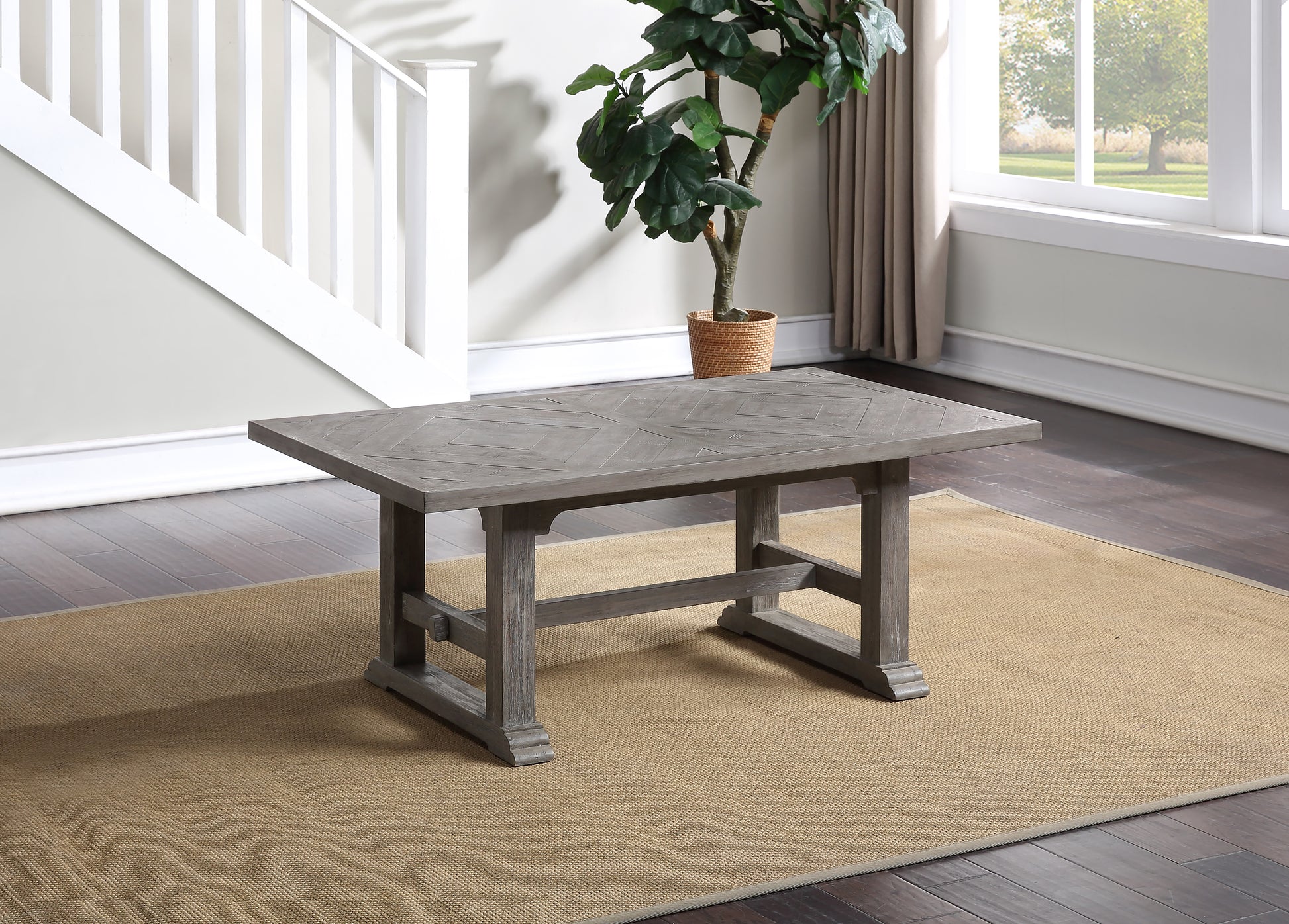 Whitford Coffee Table Gray Gray Wood