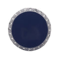 Metal S 2 End Table Navy Blue Iron