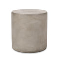 Light Concrete Side Table,Light Gray Light Grey Magnesium Oxide