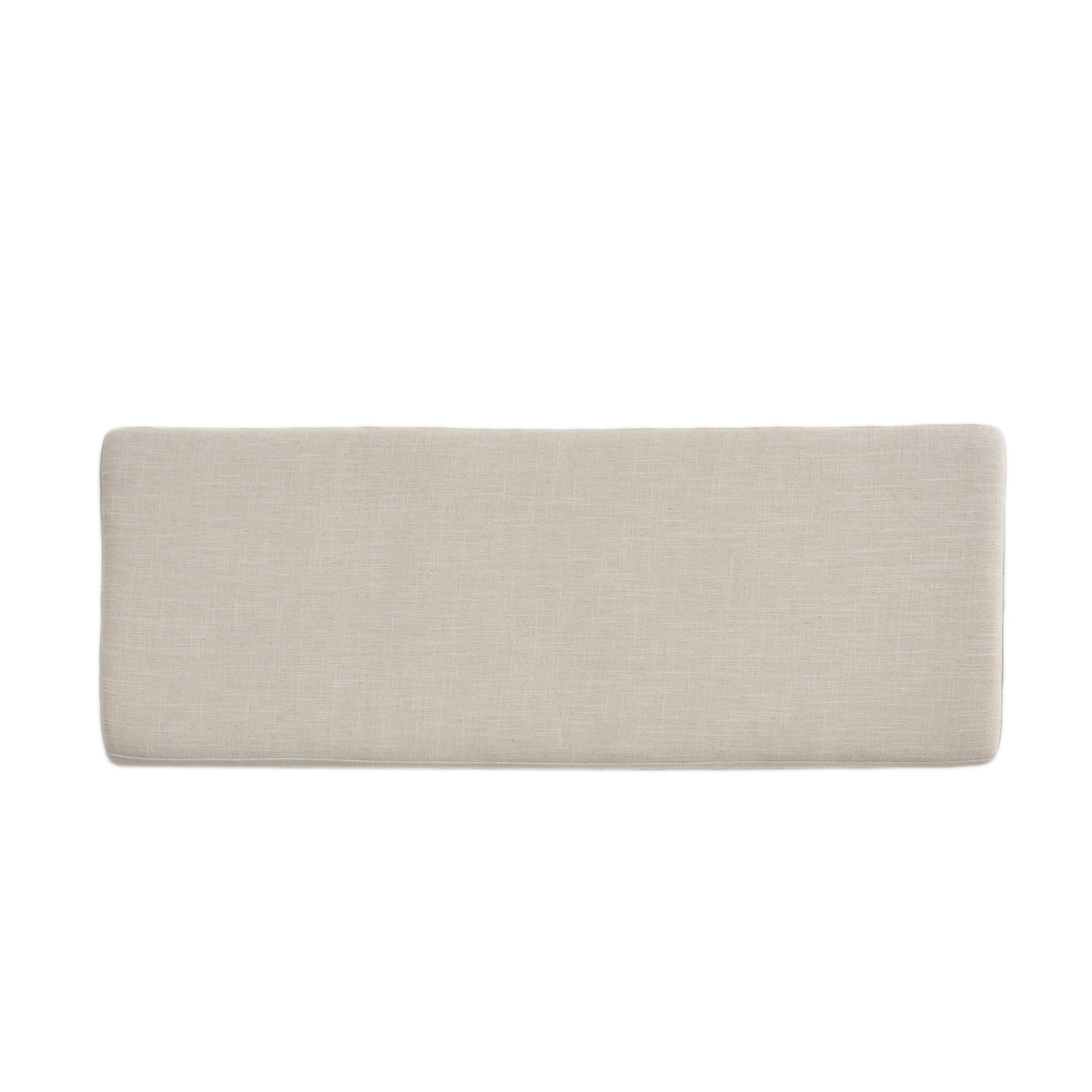 Osgood Storage Ottoman White Fabric