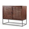 Punjab Buffet 2 Door - Rustic Brown Wood