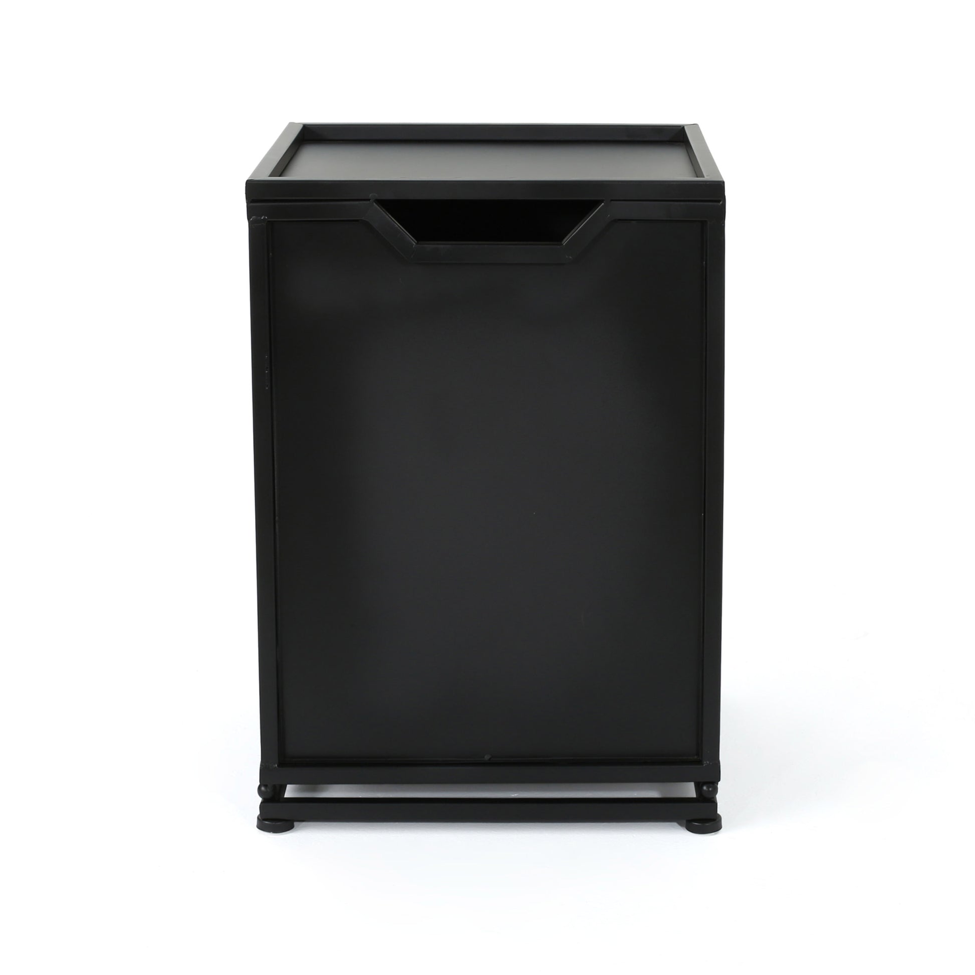 Metal Tank Holder Matte Black Iron