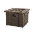 50,000 Btu Outdoor Lightweight Concrete Gas Burning Fire Pit By 32