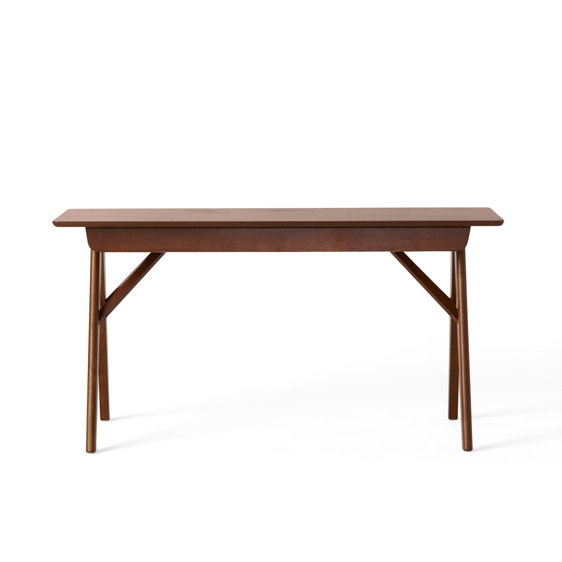 Desk Walnut Solid Wood Mdf