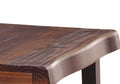 Jennings Live Edge 3 Piece Occasional Table Set Brown Brown Wood