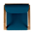 Perla Club Chair Blue Acacia Wood