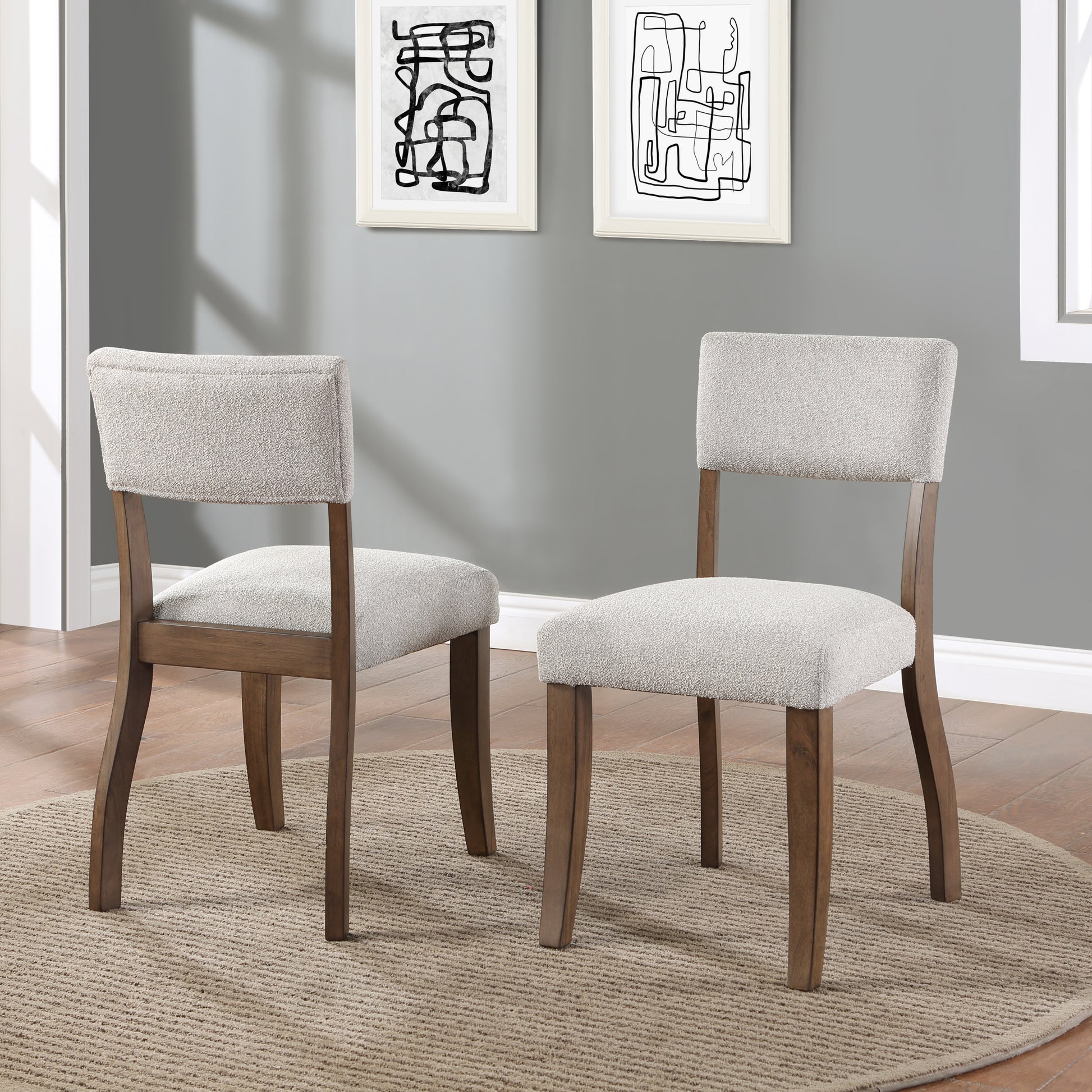 Wade Side Chair Set Of 2 White White Wood