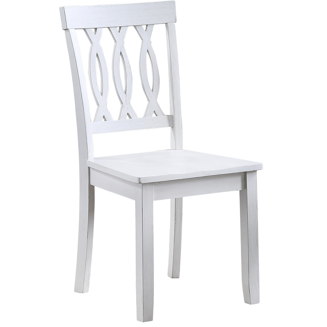 Naples Side Chair Set Of 2 White White Wood