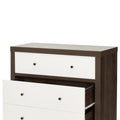 Nordic 3 Drawer Chest Walnut Mdf