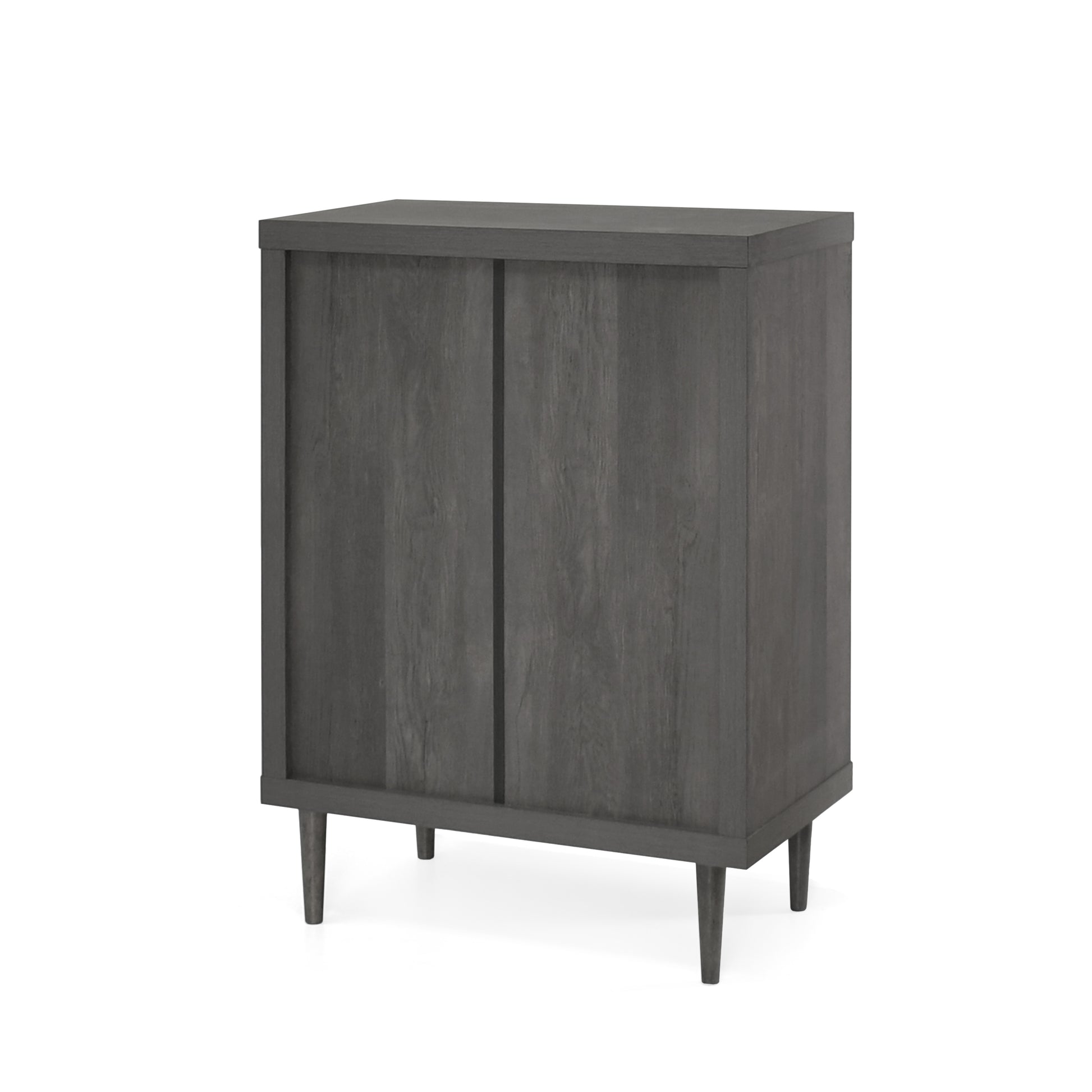 Nordic 4 Drawer Chest Grey Mdf