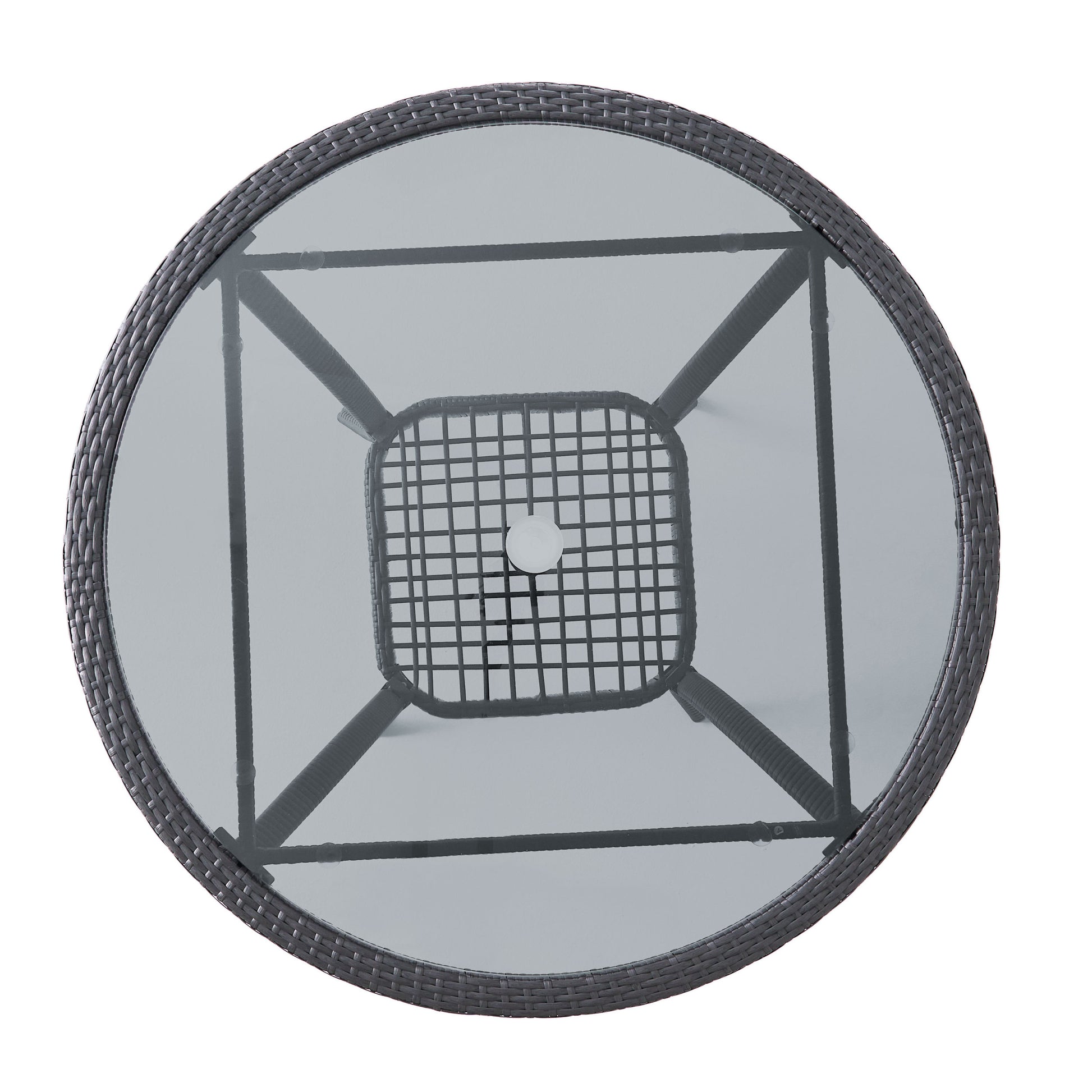 San Pico Table Grey Rattan