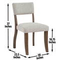 Wade Side Chair Set Of 2 White White Wood