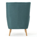 Club Chair Teal Fabric