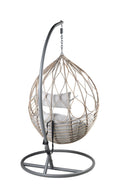 Lux Basket Chair White White Steel