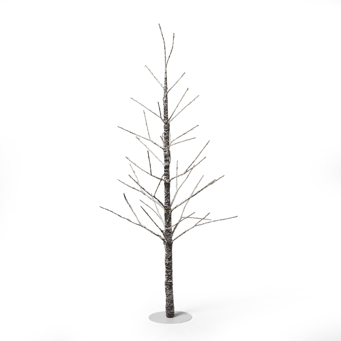4Ft Paper Led Tree Brown Iron
