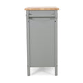 Kitchen Cart Grey Wood