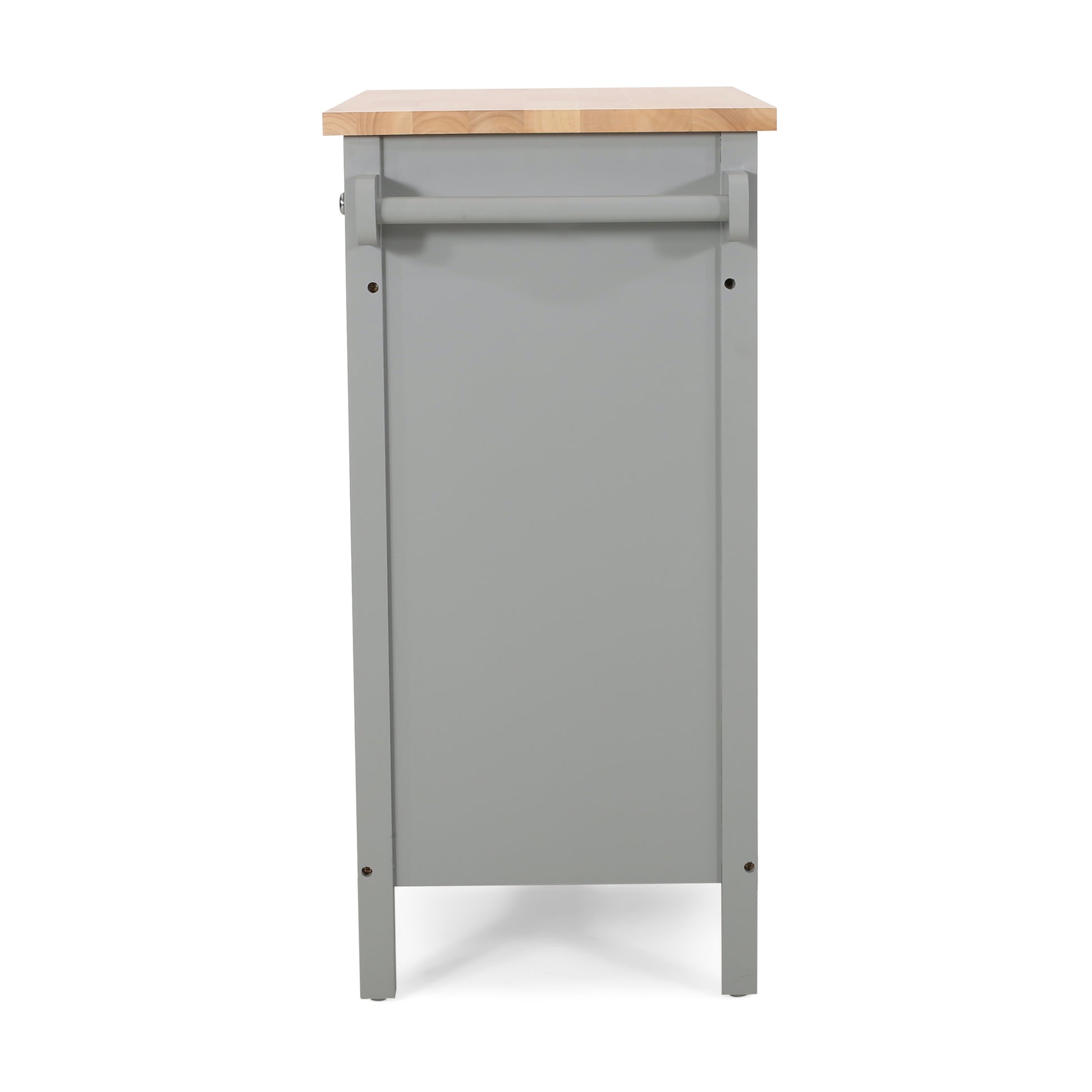 Kitchen Cart Grey Wood