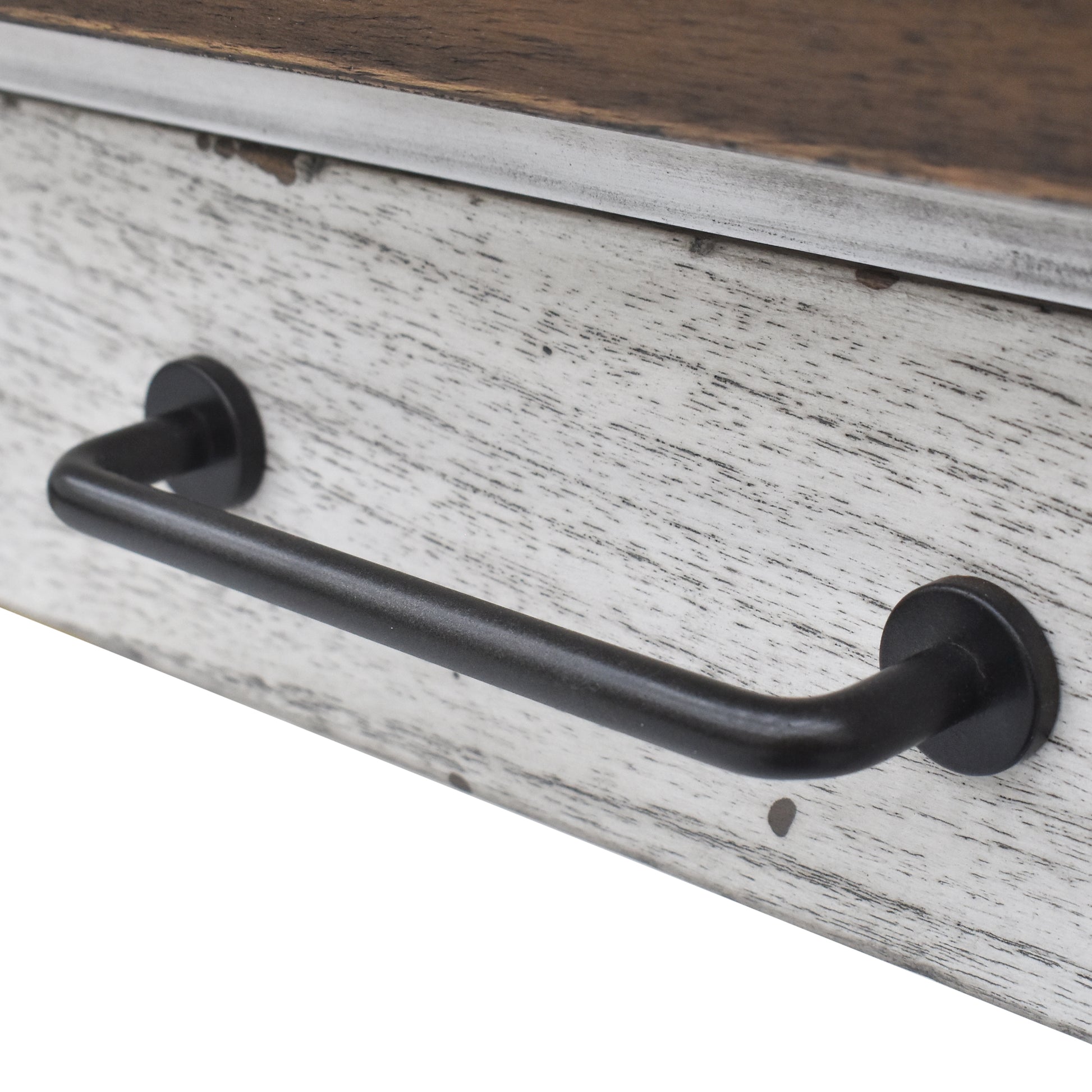 Bear Creek Sofa Table White White Wood