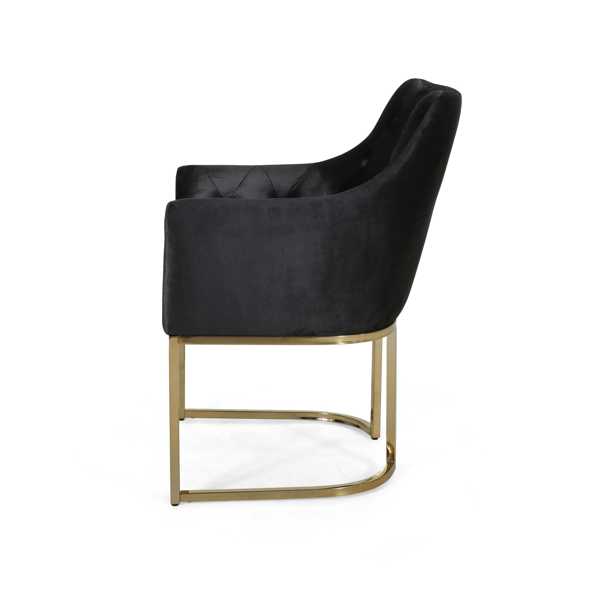 Club Chair Black Altay Velvet