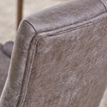 Cheney Dining Chair Kd Mp2 Set Of 2 Slate Microfiber
