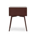 Side Table Brown White Mdf