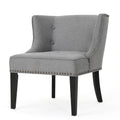 Occassional Chair Grey Fabric