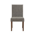 Quinn Chair Set Of 2 Dark Brown Dark Brown Wood