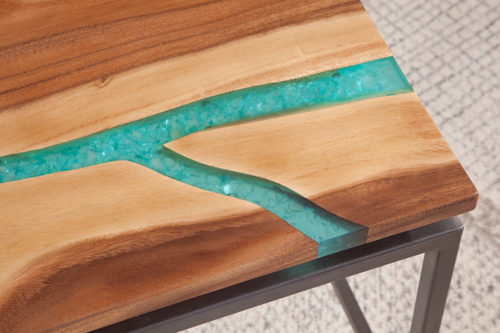 Tamra Cocktail Table Brown Brown Iron