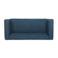 Seat Navy Blue Fabric 3 Seat